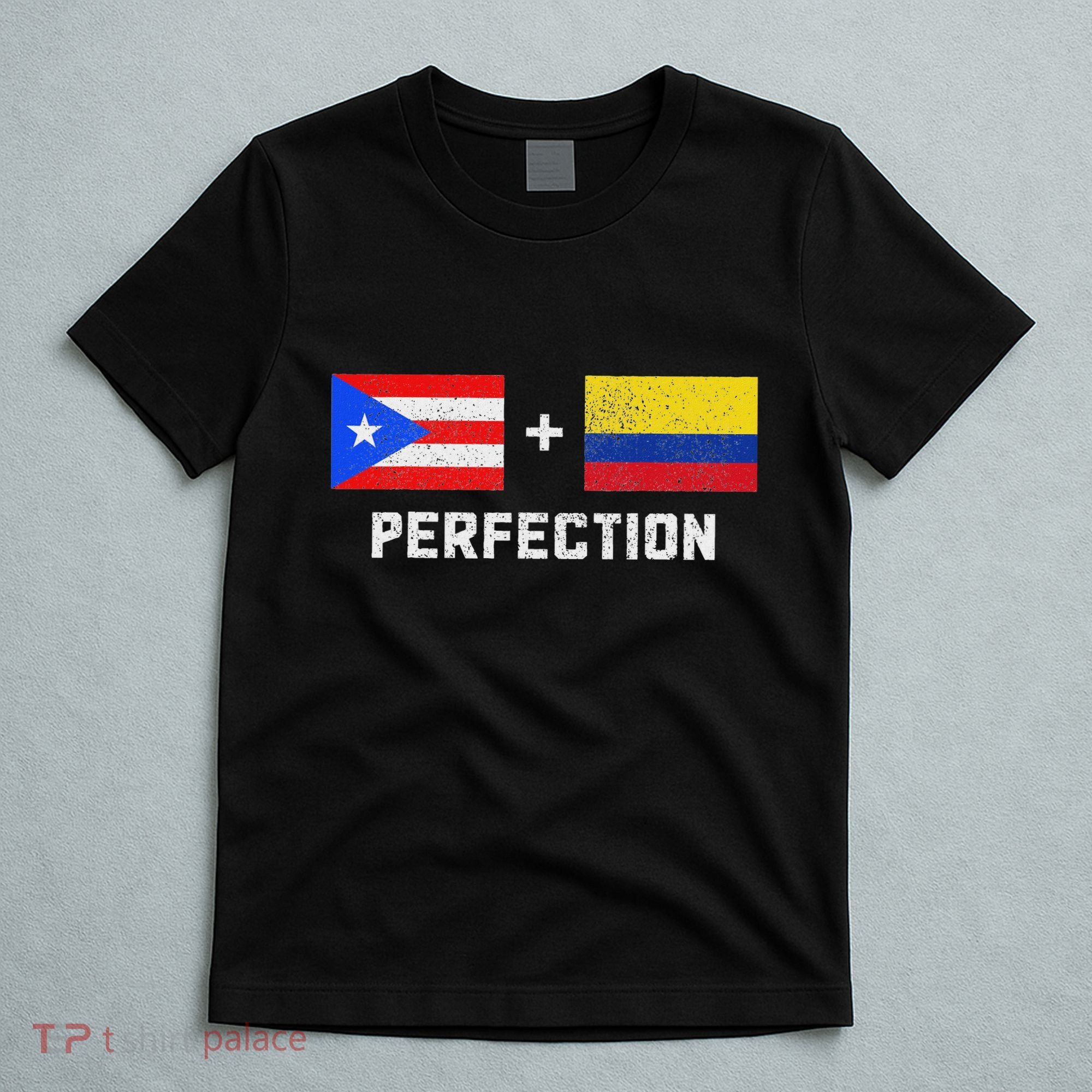 Puerto Rico Colombia Pride Puerto Rican Colombian Flag T-Shirt