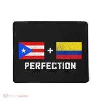 Puerto Rico Colombia Pride Puerto Rican Colombian Flag Mousepad thumb 0