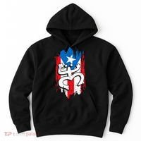 Puerto Rico Coqui Taino Symbol Puerto Rican Flag Frog Retro Hoodie thumb 0