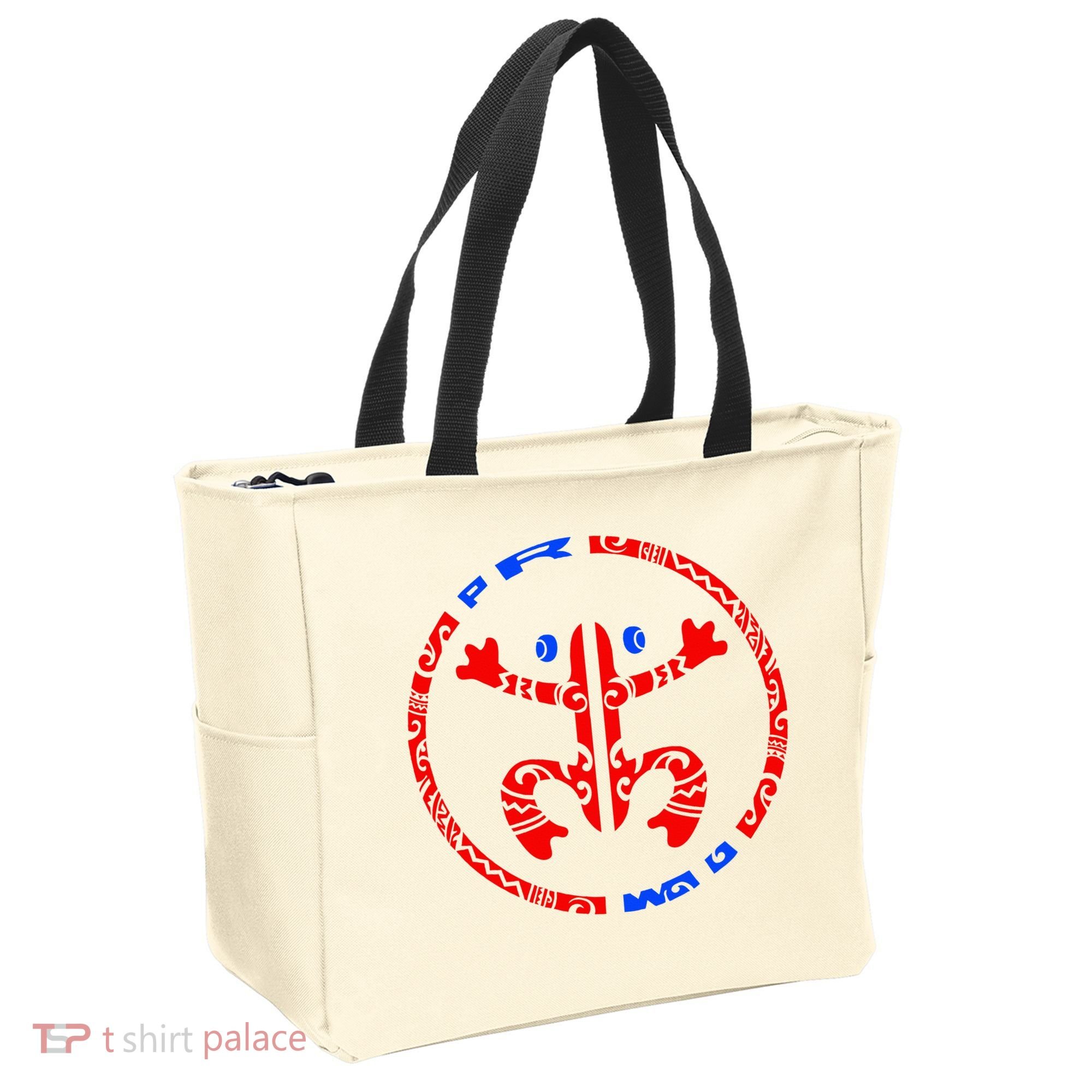 Puerto Rico Coqui Frog Taino Boricua Tradition Tote Bag