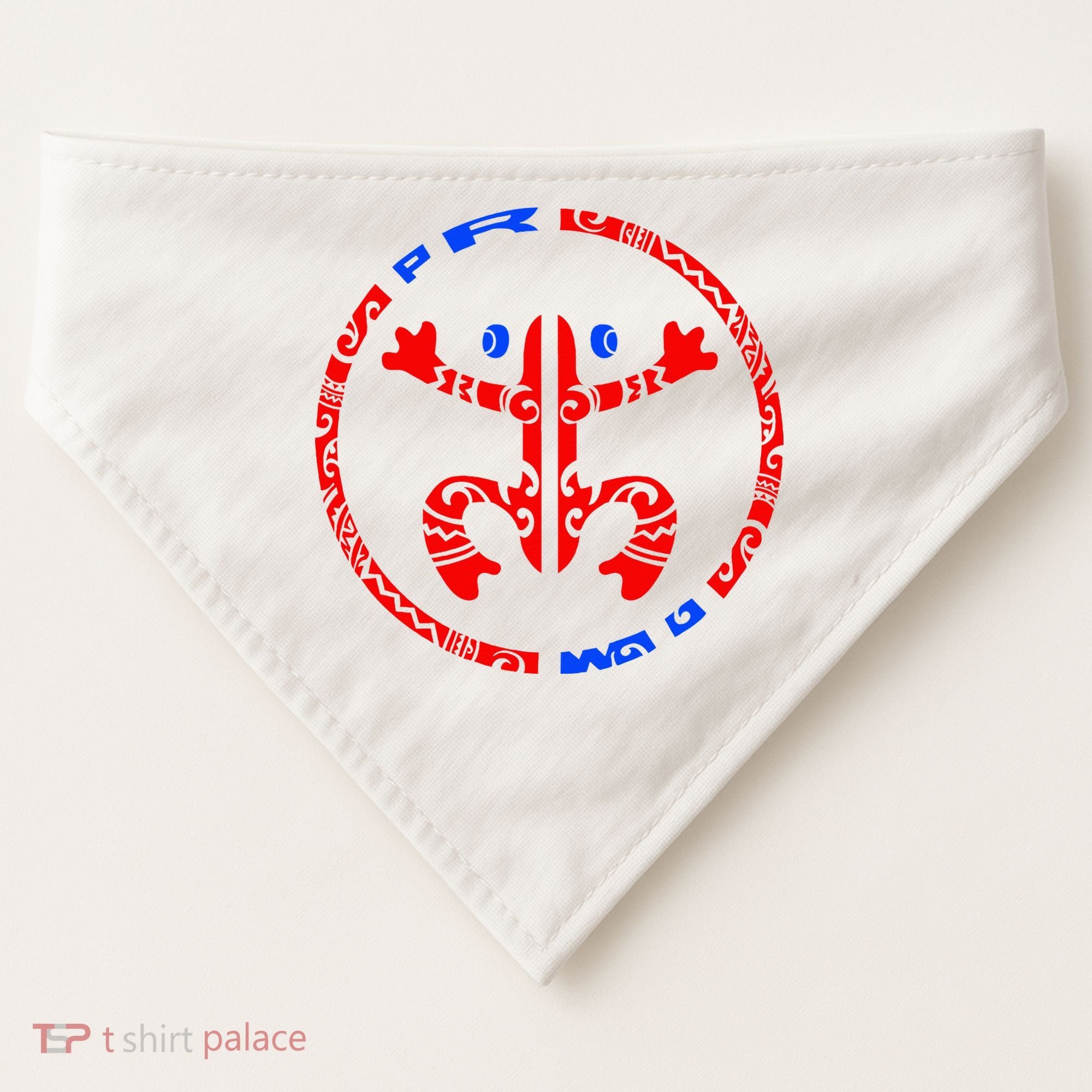 Puerto Rico Coqui Frog Taino Boricua Tradition USA-Made Doggie Bandana