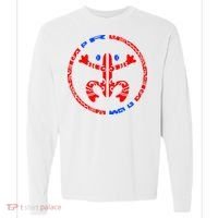 Puerto Rico Coqui Frog Taino Boricua Tradition Comfort Colors Heavyweight Long Sleeve T-Shirt thumb 0