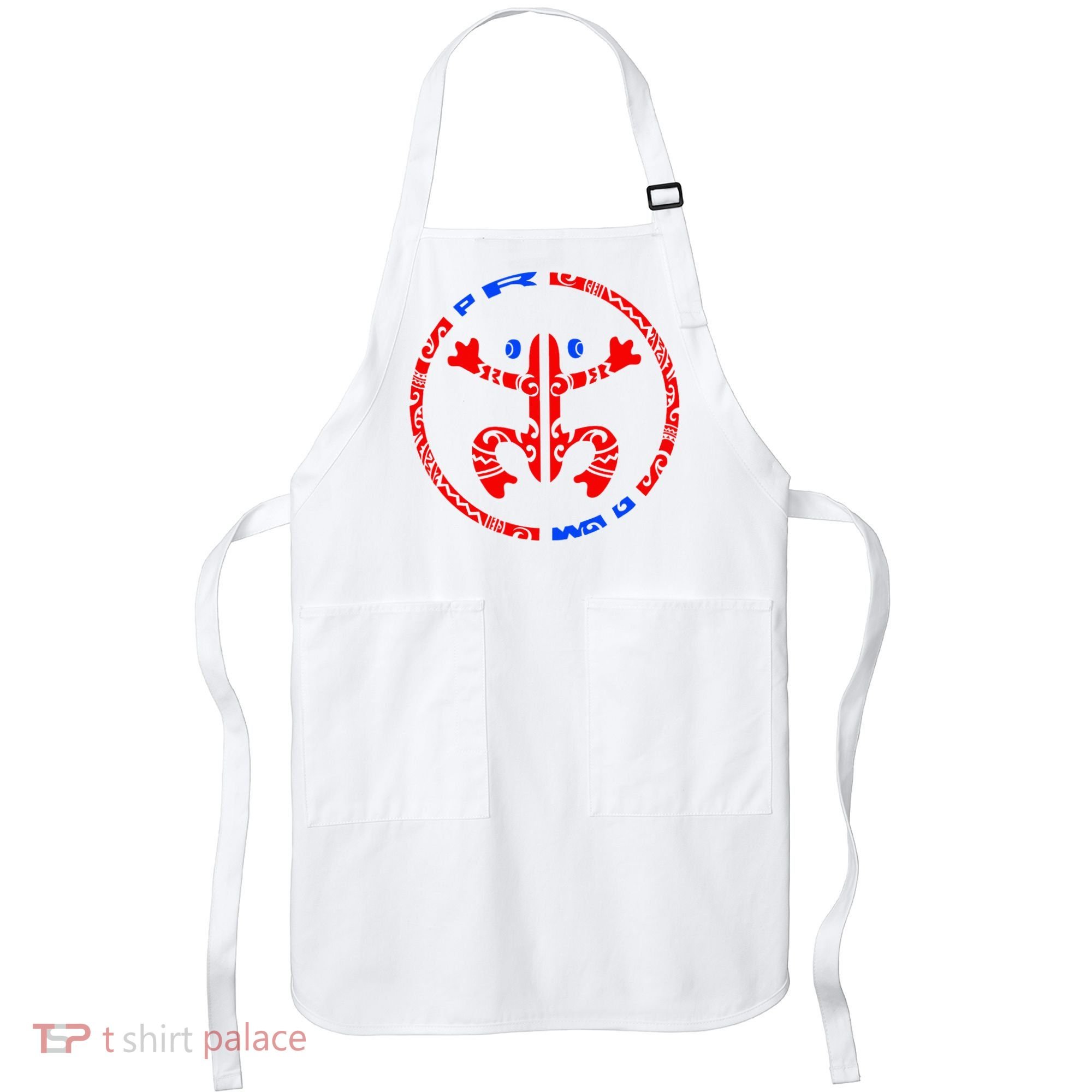 Puerto Rico Coqui Frog Taino Boricua Tradition Apron