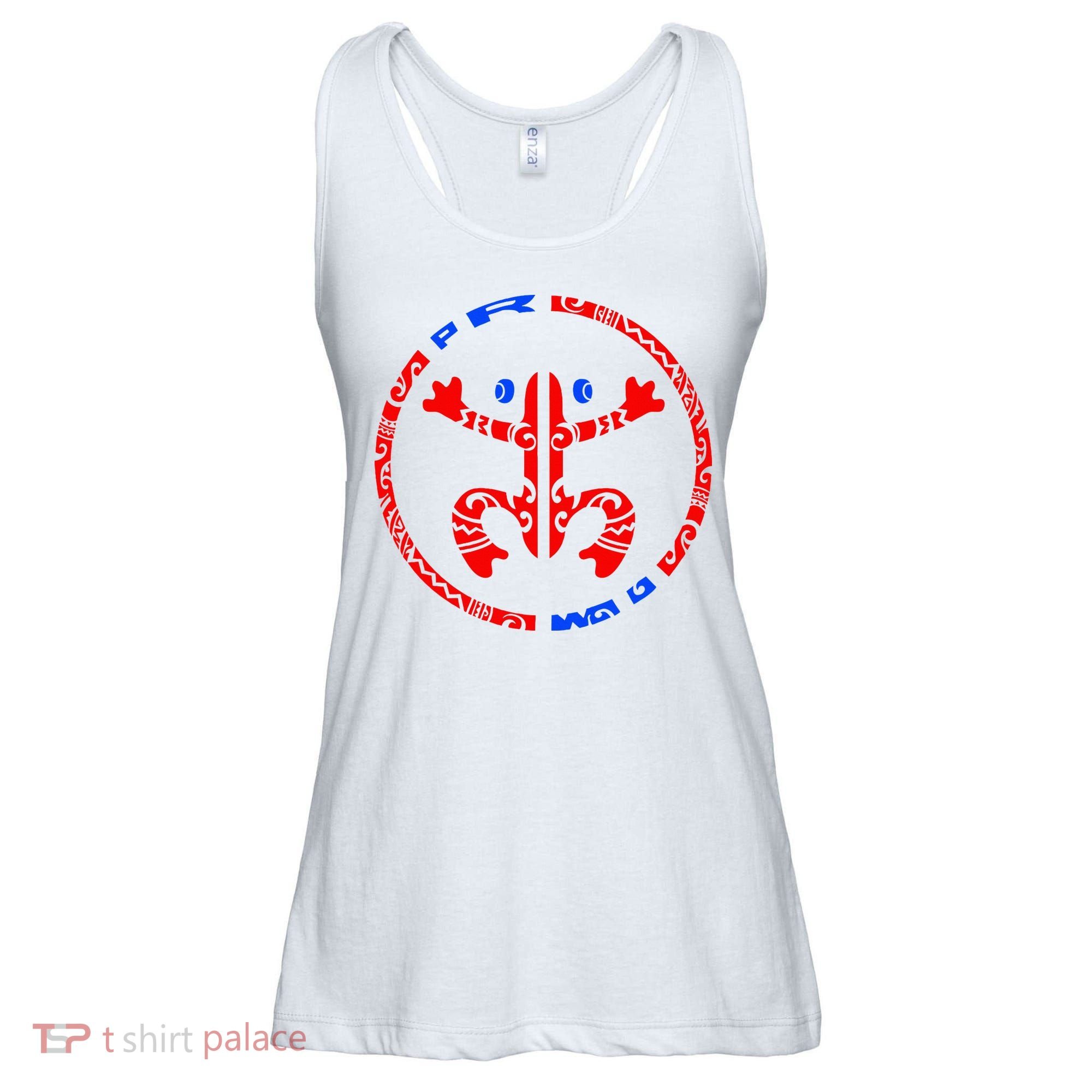 Puerto Rico Coqui Frog Taino Boricua Tradition Ladies Essential Flowy Tank
