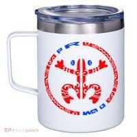 Puerto Rico Coqui Frog Taino Boricua Tradition 12oz Stainless Steel Coffee Mug thumb 2