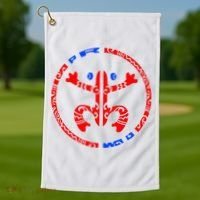 Puerto Rico Coqui Frog Taino Boricua Tradition Golf Towel thumb 1