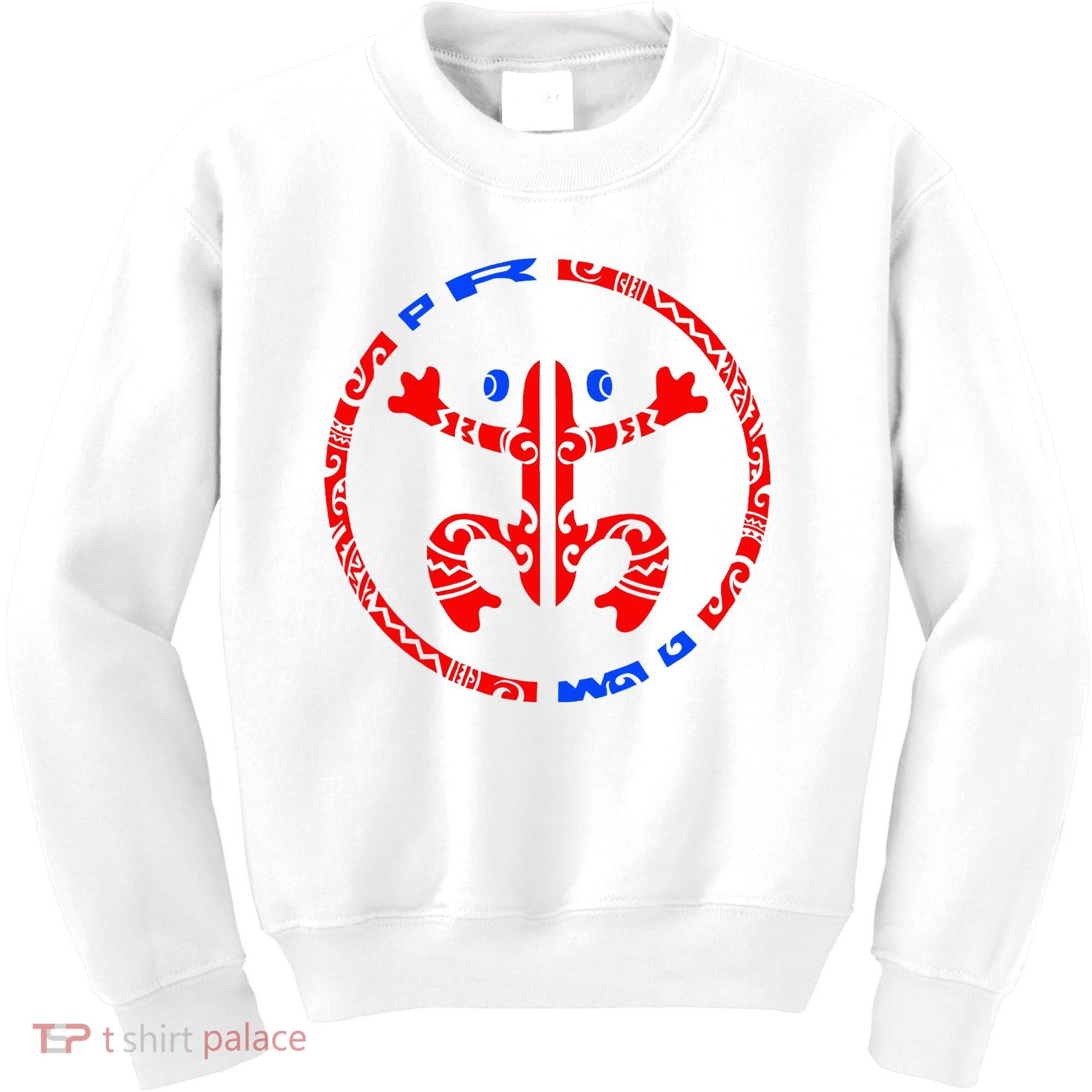 Puerto Rico Coqui Frog Taino Boricua Tradition Kids Sweatshirt