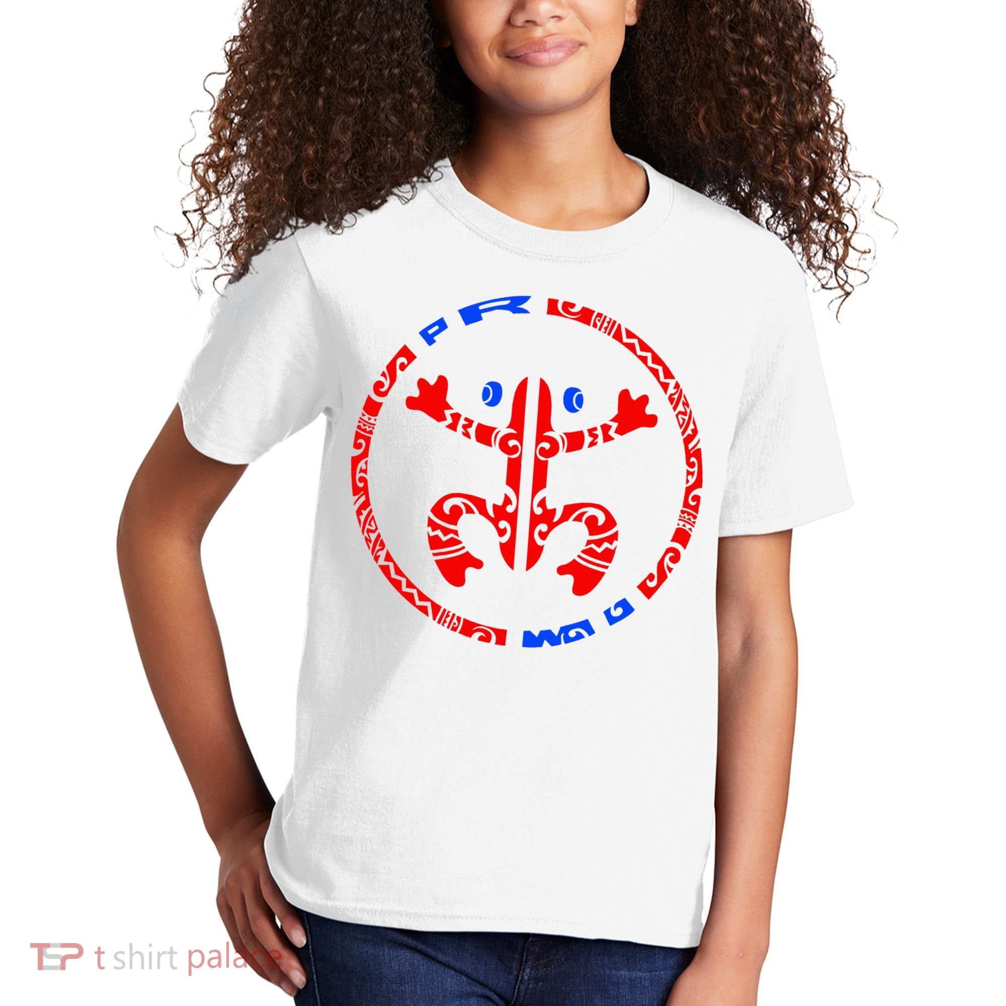Puerto Rico Coqui Frog Taino Boricua Tradition Kids T-Shirt