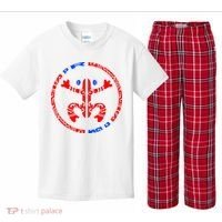 Puerto Rico Coqui Frog Taino Boricua Tradition Kids Plaid Pajama Set thumb 0