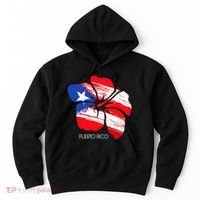 Puerto Rico Culture Roots Amapola Boricua Flag Hoodie thumb 0