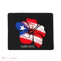 Puerto Rico Culture Roots Amapola Boricua Flag Mousepad thumb 0