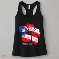Puerto Rico Culture Roots Amapola Boricua Flag Women's Tank Top thumb 3