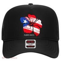 Puerto Rico Culture Roots Amapola Boricua Flag Hat thumb 0