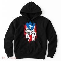 Puerto Rico Coqui Taino Symbol Puerto Rican Flag Frog Retro Hoodie thumb 0