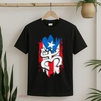 Puerto Rico Coqui Taino Symbol Puerto Rican Flag Frog Retro T-Shirt thumb 2