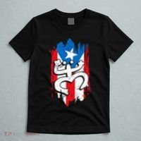 Puerto Rico Coqui Taino Symbol Puerto Rican Flag Frog Retro T-Shirt thumb 5