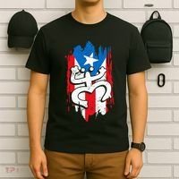 Puerto Rico Coqui Taino Symbol Puerto Rican Flag Frog Retro T-Shirt thumb 6