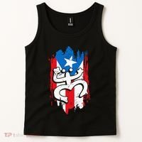 Puerto Rico Coqui Taino Symbol Puerto Rican Flag Frog Retro Tank Top thumb 2