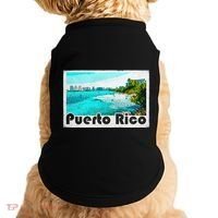 Puerto Rico Caribbean Retro Poster Doggie Tank thumb 0