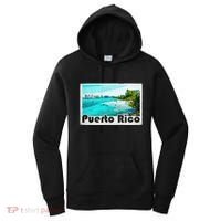 Puerto Rico Caribbean Retro Poster Women's Hoodie thumb 0