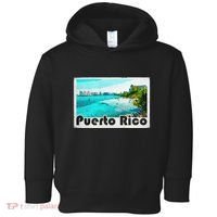 Puerto Rico Caribbean Retro Poster Toddler Hoodie thumb 0