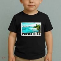 Puerto Rico Caribbean Retro Poster Toddler T-Shirt thumb 2