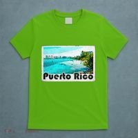 Puerto Rico Caribbean Retro Poster T-Shirt thumb 5