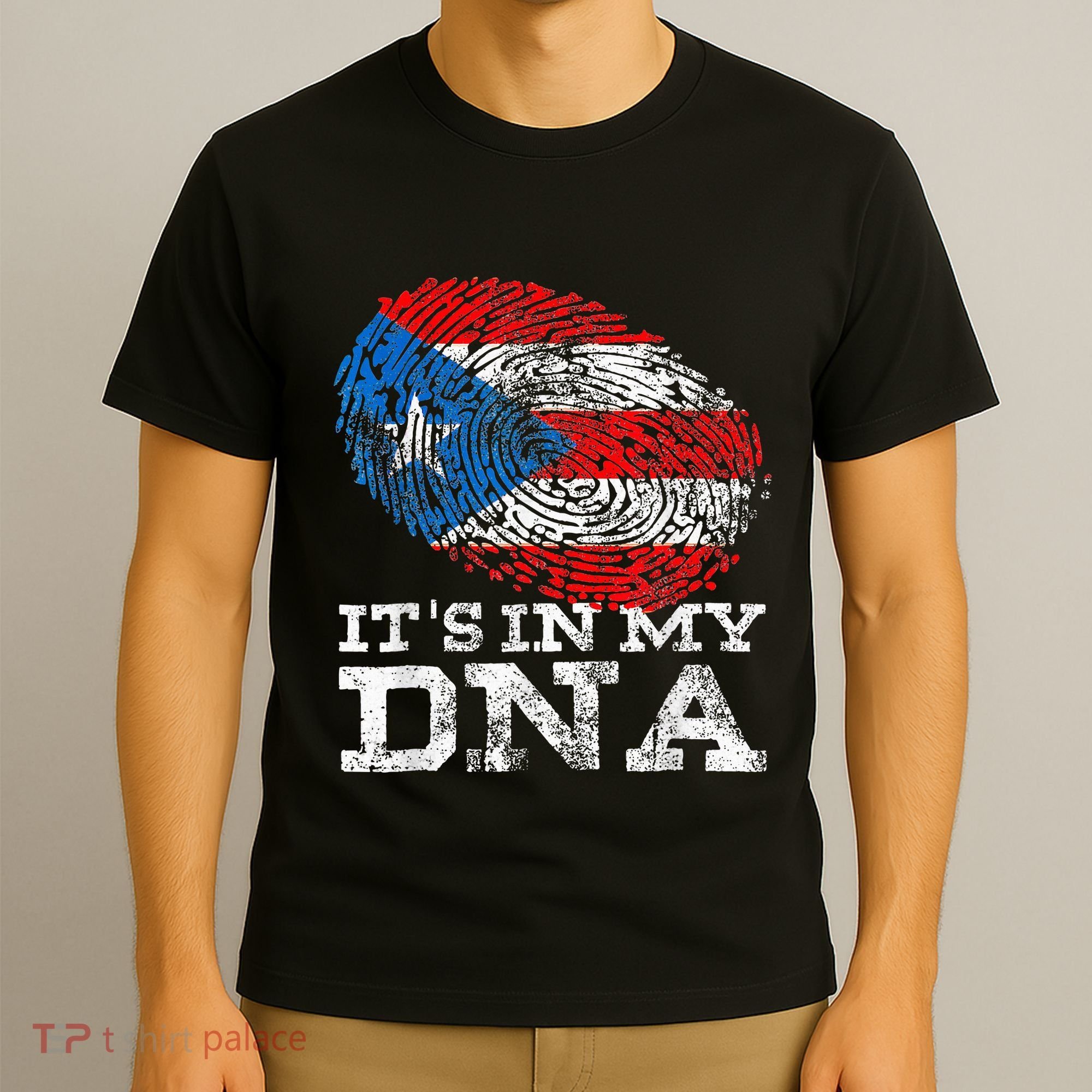 Puerto Rico DNA Celebrating Hispanic Heritage Month T-Shirt