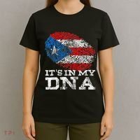 Puerto Rico DNA Celebrating Hispanic Heritage Month T-Shirt thumb 4