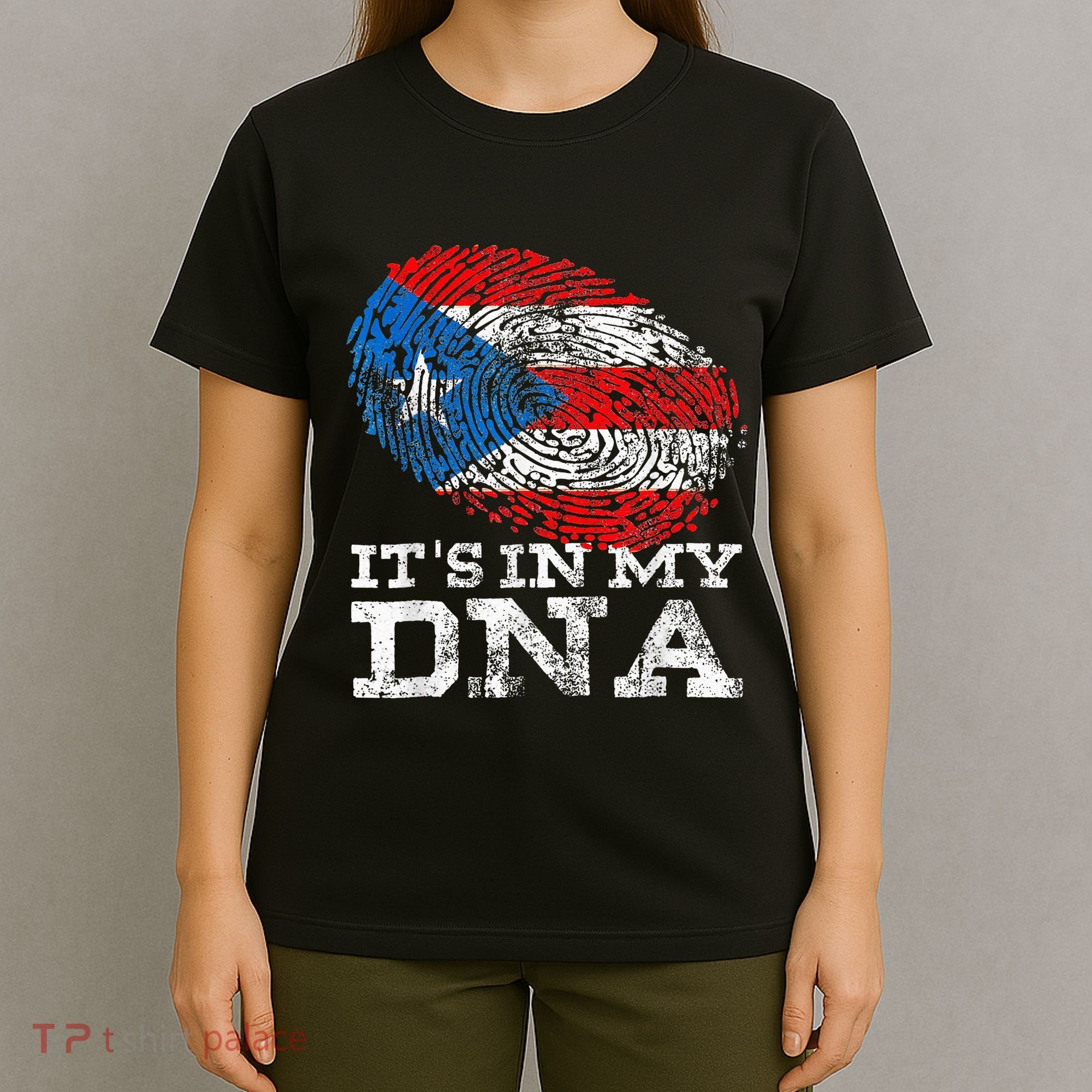 Puerto Rico DNA Celebrating Hispanic Heritage Month T-Shirt