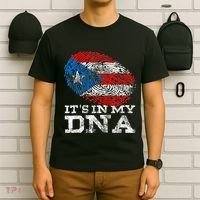 Puerto Rico DNA Celebrating Hispanic Heritage Month T-Shirt thumb 6