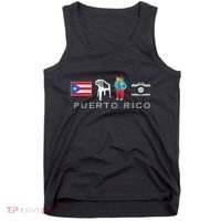 Puerto Rico Dtmf Tank Top thumb 0