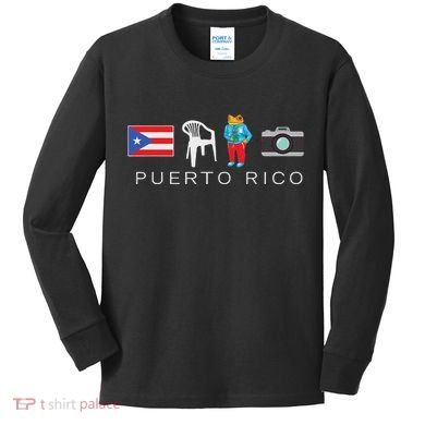 Puerto Rico Dtmf Kids Long Sleeve Shirt