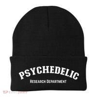 Psychedelic Research Department Funny Psychedelic Beanie thumb 0