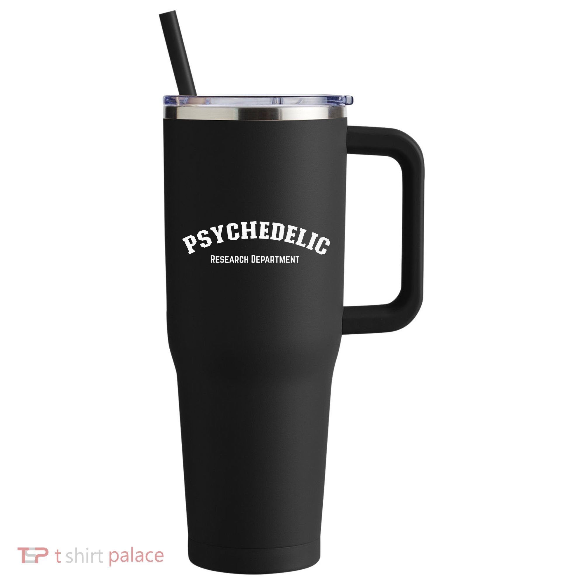 Psychedelic Research Department Funny Psychedelic 40oz Vacuum Insulated Stainless Steel Travel Tumbler