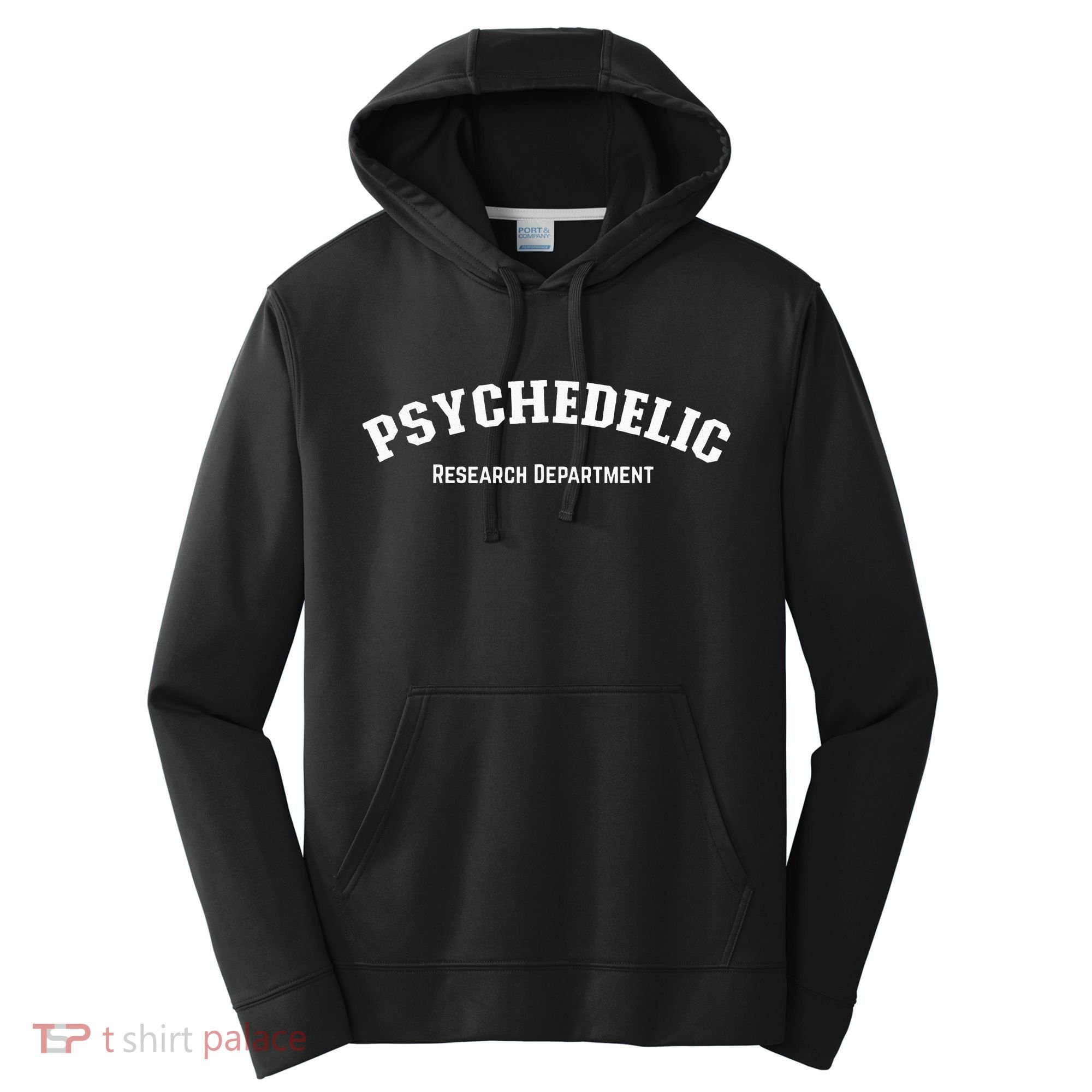 Psychedelic Research Department Funny Psychedelic Performance Fleece Hoodie