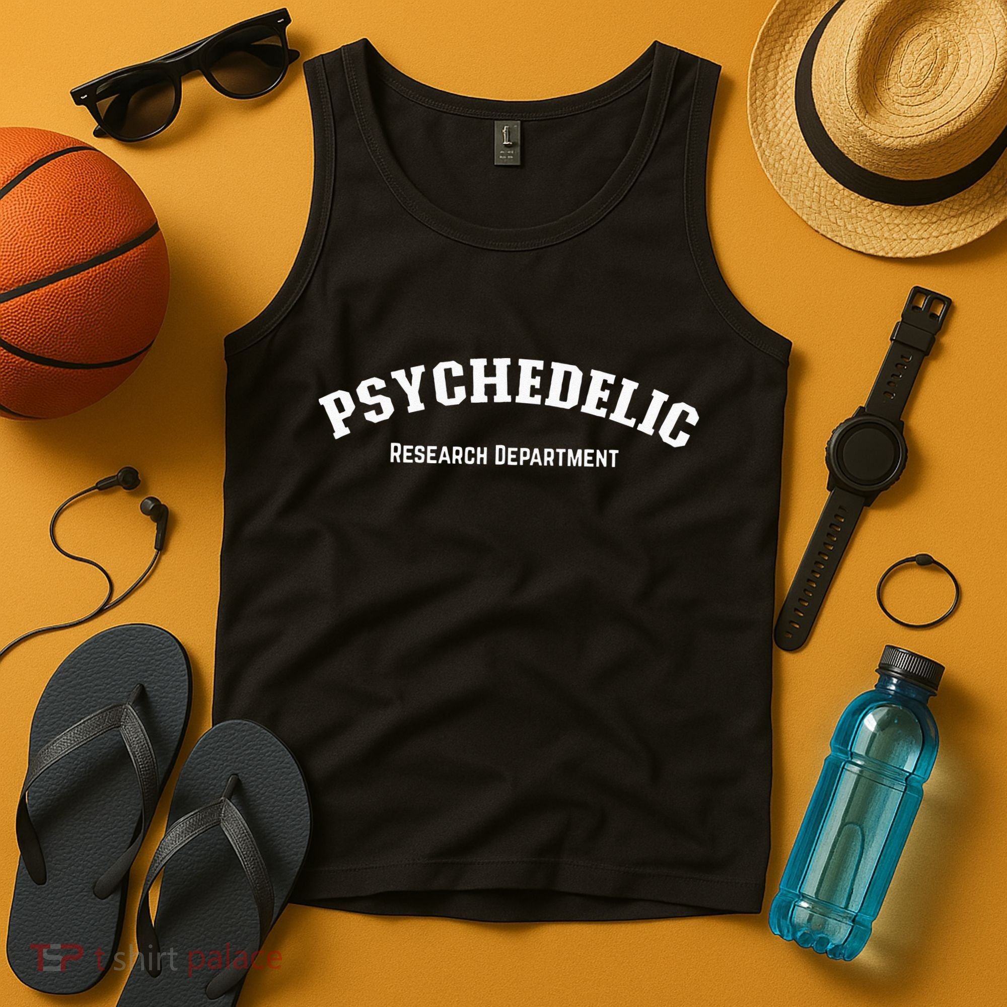 Psychedelic Research Department Funny Psychedelic Tank Top