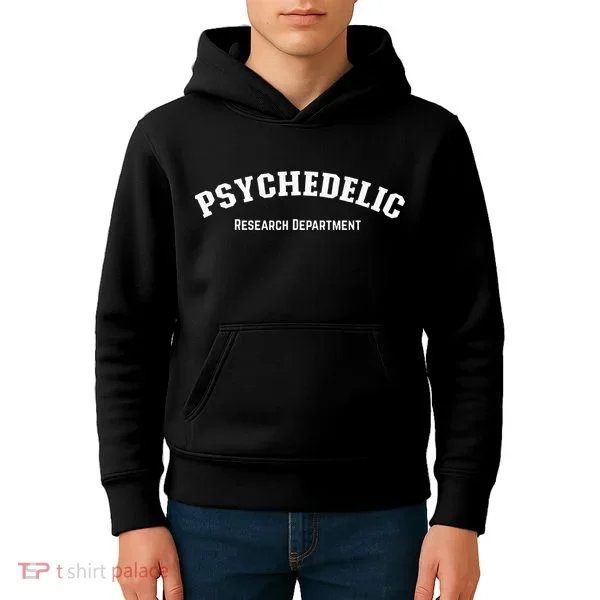 Psychedelic Research Department Funny Psychedelic Kids Hoodie