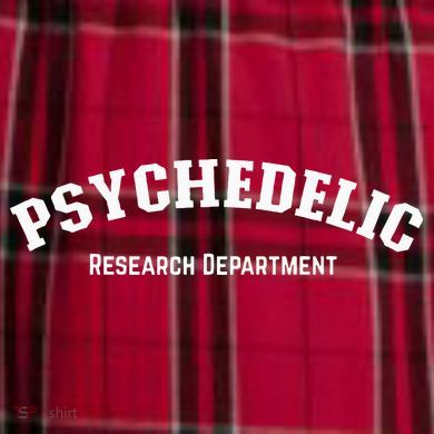 Psychedelic Research Department Funny Psychedelic Women's Flannel Plaid Pajama Pants