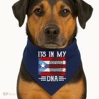 Puerto Rico Dna USA-Made Doggie Bandana thumb 1