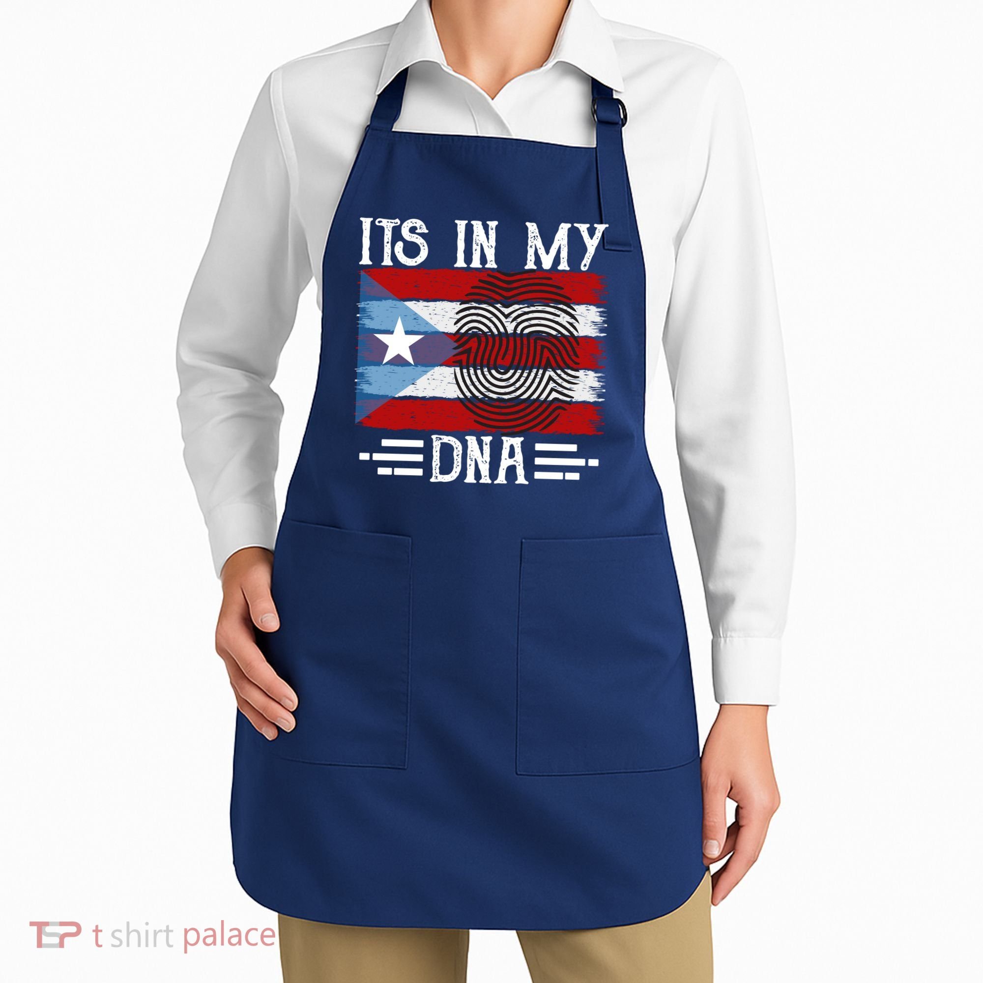 Puerto Rico Dna Apron