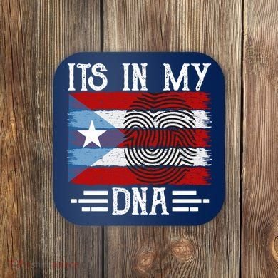 Puerto Rico Dna Coaster