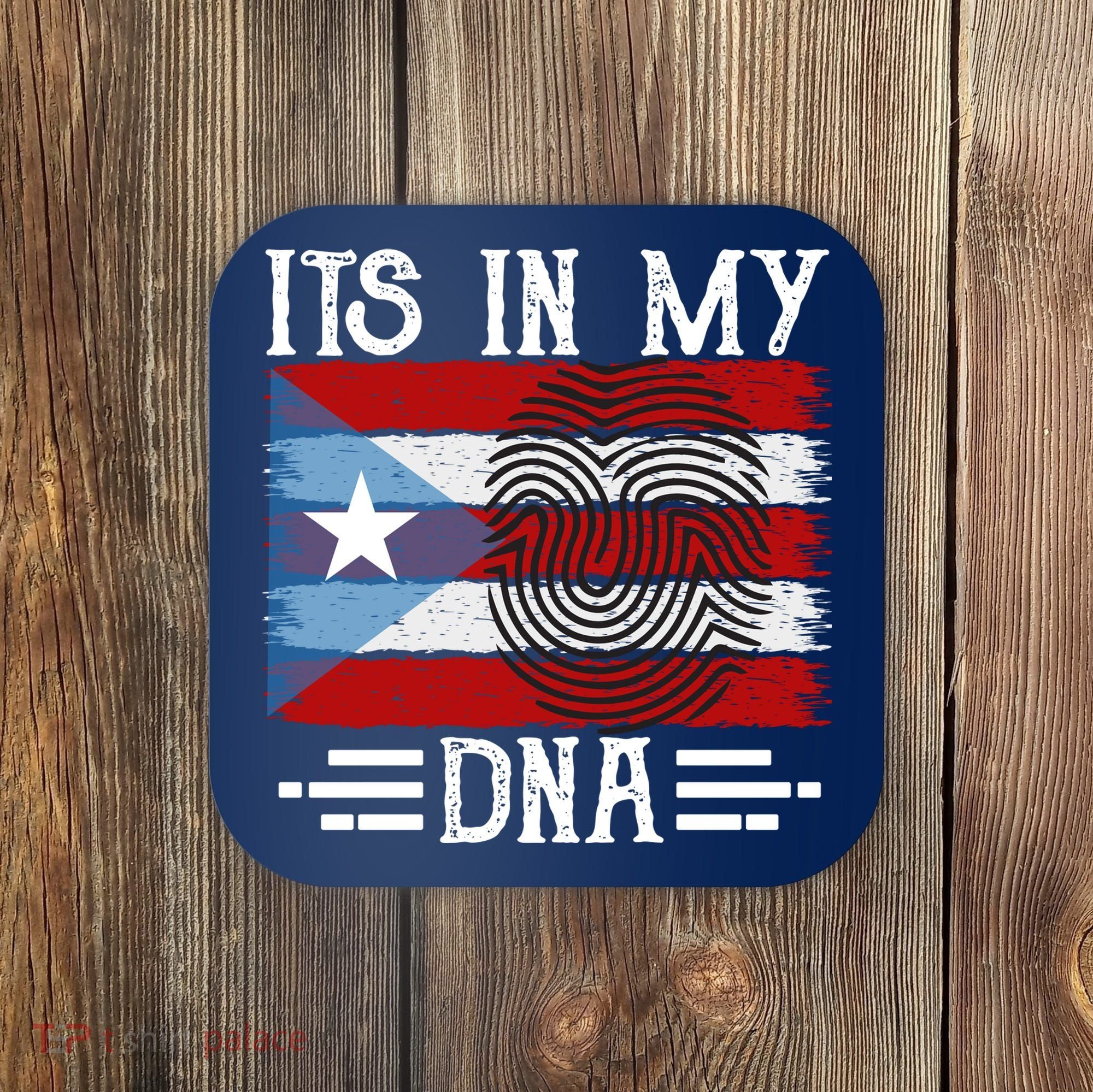Puerto Rico Dna Coaster