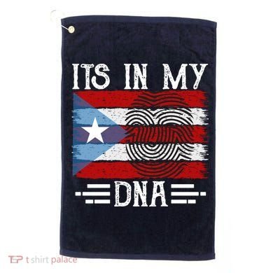 Puerto Rico Dna Golf Towel