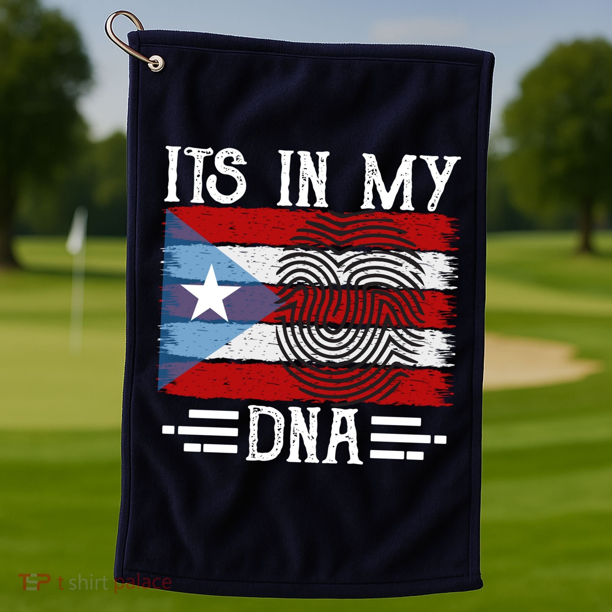 Puerto Rico Dna Golf Towel