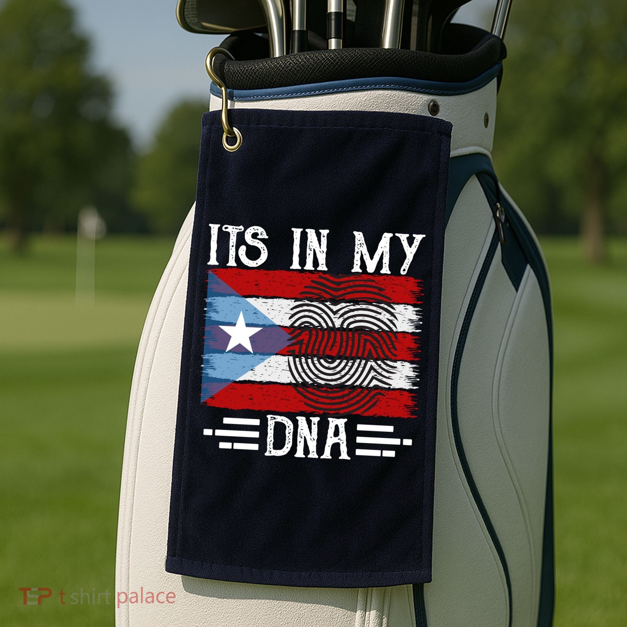 Puerto Rico Dna Golf Towel