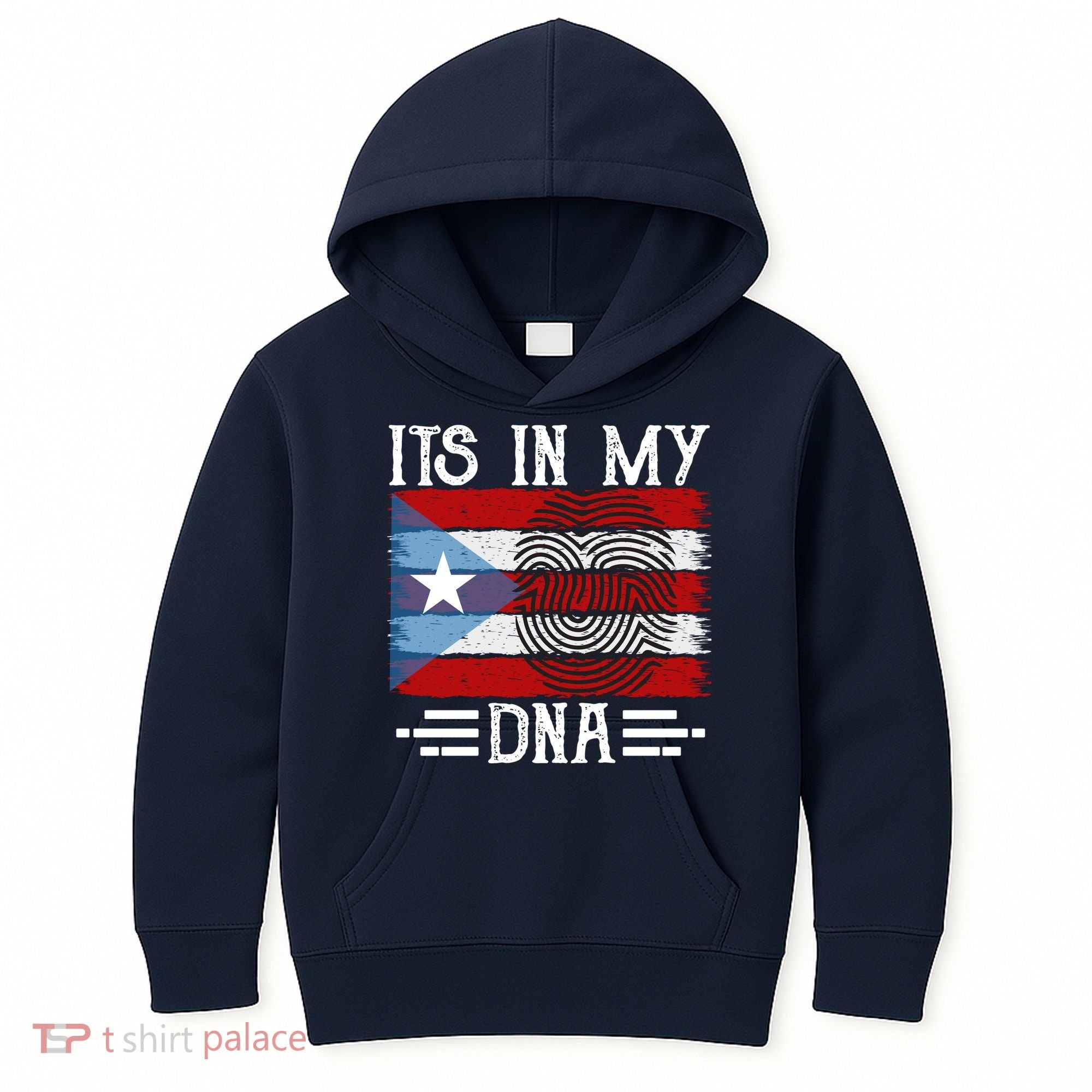 Puerto Rico Dna Kids Hoodie