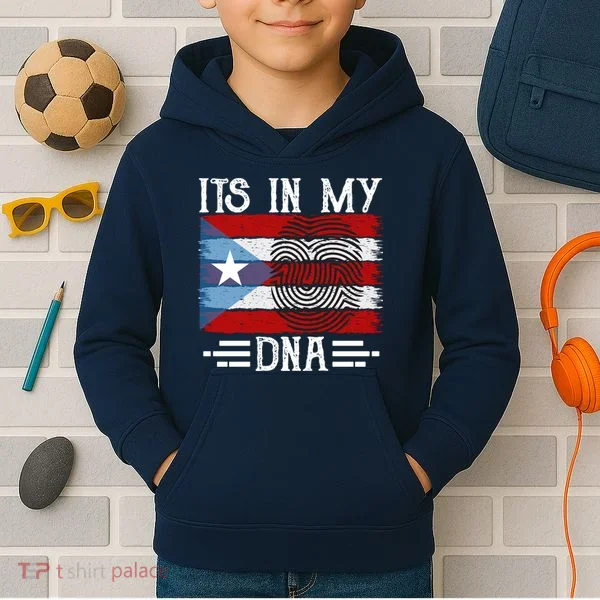 Puerto Rico Dna Kids Hoodie