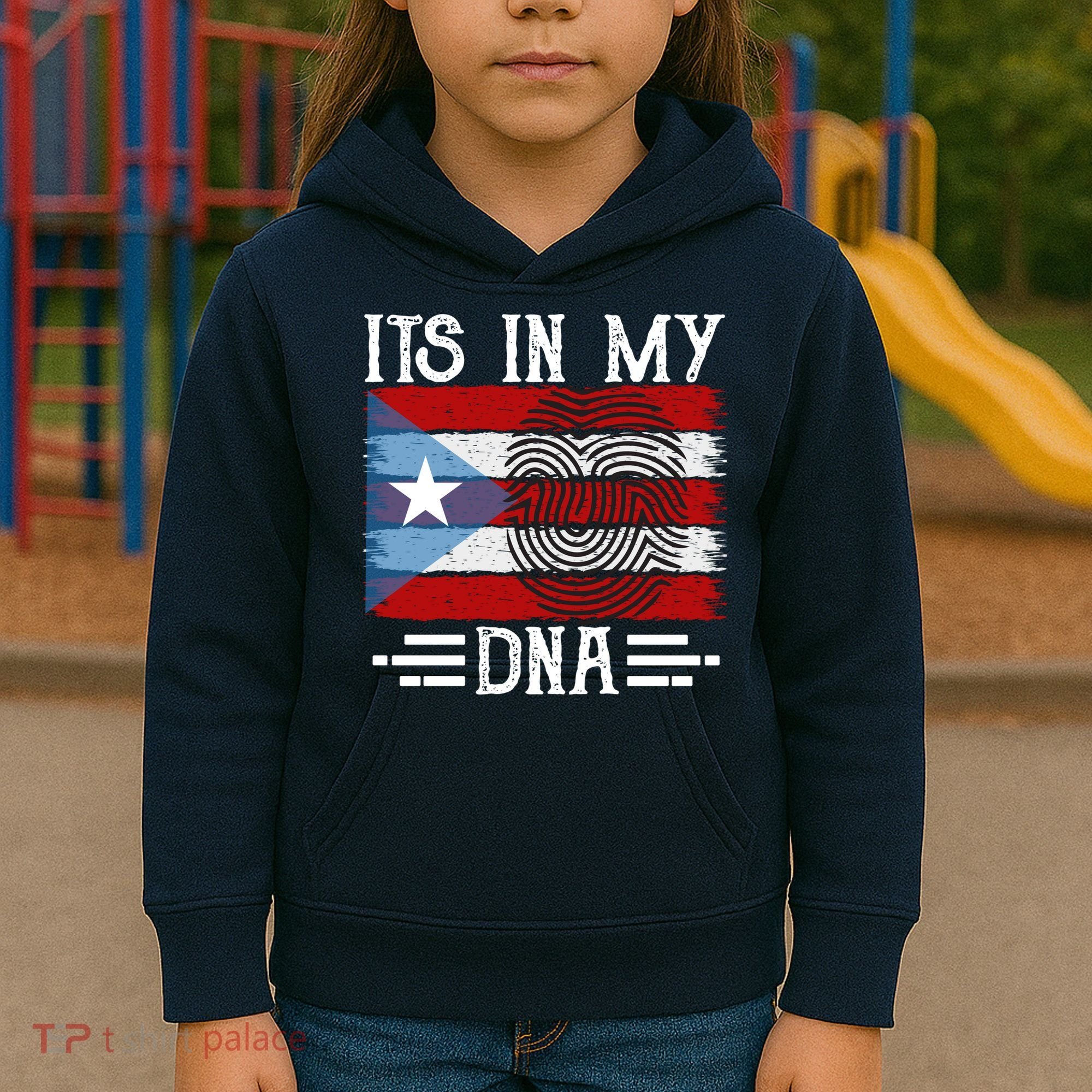 Puerto Rico Dna Kids Hoodie