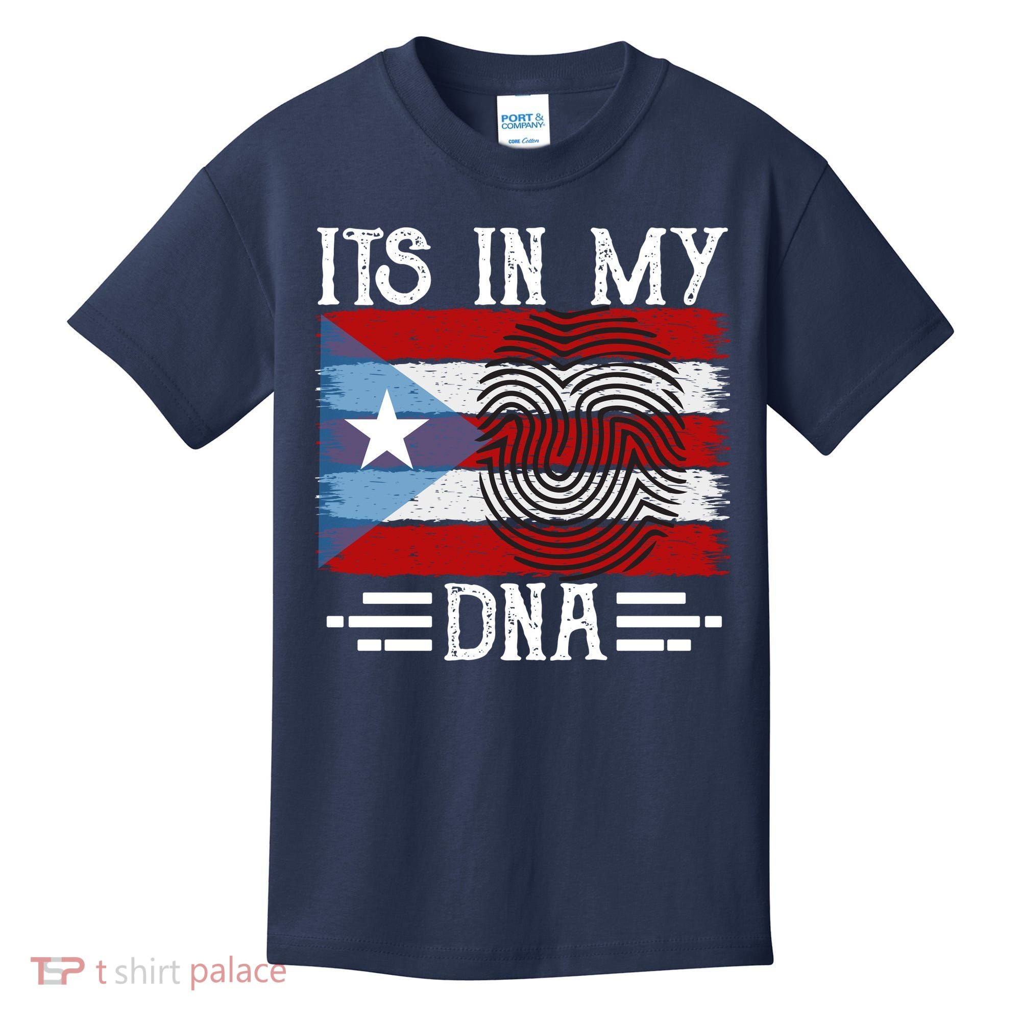 Puerto Rico Dna Kids T-Shirt